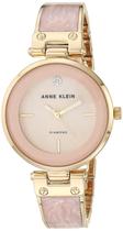 Relógio feminino Anne Klein AK/2512LPGB dourado com diamante