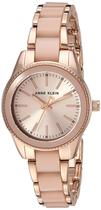 Relógio Feminino Anne Klein - Dourado Rosa com Resina Rosa Claro Relógio Feminino Anne Klein - Dourado Rosa com Resina Rosa Claro