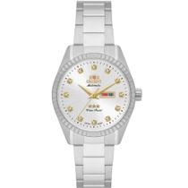 Relógio Feminino Automático Orient Prata NH6SS007 S1SX