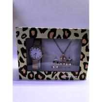 Relógio Feminino Backer Kit Leopardo 106210057 MR Oferta Relógio Feminino Backer Kit Leopardo 106210057 MR Oferta