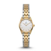 Relógio Feminino Bicolor Elegante Delicado Pequeno New Port