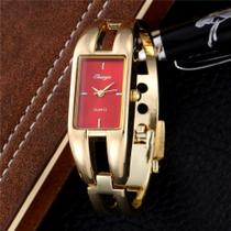 Relógio Feminino Bracelete Geekthink Aço Inoxidável Quartzo