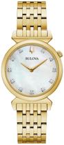 Relógio Feminino Bulova Regatta Diamond Slim Aço 97P149