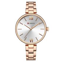 Relógio feminino Carlien de aço inoxidável ultrafino 3ATM Relógio feminino Carlien de aço inoxidável ultrafino 3ATM