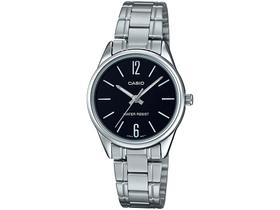 Relógio Feminino Casio Classico Analógico Pulseira Aço Inóx Resistemte Água Redondo Casual Prata LTP-V005D-1BUDF Relógio Feminino Casio Classico Analógico Pulseira Aço Inóx Resistemte Água Redondo Casual Prata LTP-V005D-1BUDF