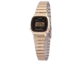 Relógio Feminino Casio Digital Vintage Dourado LA670WGA-1DF