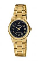 Relógio Feminino Casio Ltp-V002G 1Bu Dourado Analógico