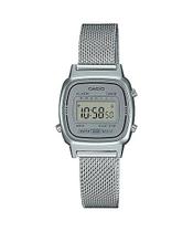 Relógio Feminino Casio Mini Vintage Digital Prata LA670WEM-7DF