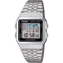 Relógio Feminino Casio Vintage A500Wa-1Df Prata