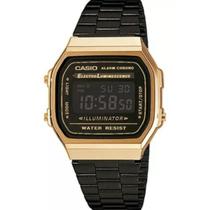 Relógio Feminino Casio Vintage Digital Preto A168WEGB1BDF