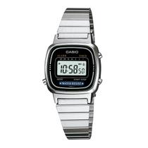 Relógio Feminino Casio Vintage Prata Mini LA670WA-1DF