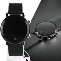 Relogio Feminino Casual Digital Preto Pulseira Silicone Ajustavel - Orizom