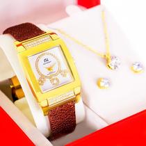 Relógio Feminino Champion Ana Hickmann Analógico Couro AH28062B Relógio Feminino Champion Ana Hickmann Analógico Couro AH28062B