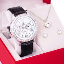 Relógio Feminino Champion Ana Hickmann Analógico Couro AH30031N Relógio Feminino Champion Ana Hickmann Analógico Couro AH30031N