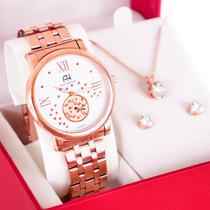 Relógio Feminino Champion Ana Hickmann Analógico Rosé Analógico AH29007Z