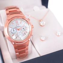 Relógio Feminino Champion Ana Hickmann Cronógrafo Rosé AH30228Z