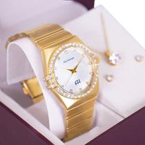 Relógio Feminino Champion Ana Hickmann Dourado Analógico AH28188H Relógio Feminino Champion Ana Hickmann Dourado Analógico AH28188H