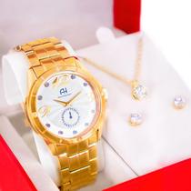 Relógio Feminino Champion Ana Hickmann Dourado Analógico AH28599H Relógio Feminino Champion Ana Hickmann Dourado Analógico AH28599H
