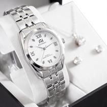 Relógio Feminino Champion Ana Hickmann Prata Analógico AH28553Q