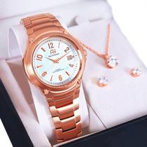 Relógio Feminino Champion Ana Hickmann Rose Analógico AH30237Z Relógio Feminino Champion Ana Hickmann Rose Analógico AH30237Z