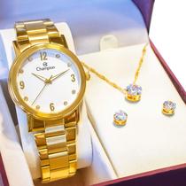 Relógio Feminino Champion Analógico Dourado CN29025W