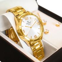 Relógio Feminino Champion Analógico Dourado CN29892Z