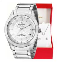 Relógio Feminino Champion Analógico Prata CN29409Q