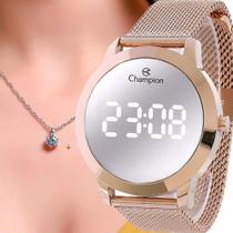 Relógio Feminino Champion Ch40106P Led Digital Com Garantia