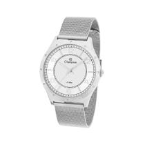 Relógio Feminino Champion Cn21032Q Slim S-Line Pulseira Mesh