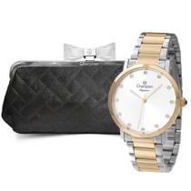 Relógio Feminino Champion CN24435B + Bolsa Preta