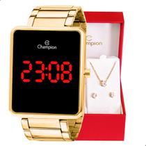 Relógio Feminino Champion Digital Dourado CH40086V
