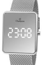 Relógio Feminino Champion Digital Espelhado CH40080S Prata