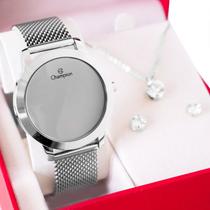 Relógio Feminino Champion Digital Espelhado CH40106S Garantia de Um Ano