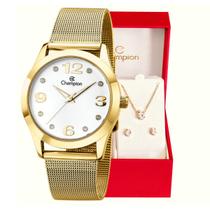 Relógio Feminino Champion Dourado Analógico CN29098W