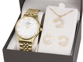 Relógio Feminino Champion Dourado CN25716W
