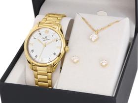 Relógio Feminino Champion Dourado CN25949W