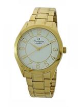 Relógio Feminino Champion Dourado Elegance Cn25127W