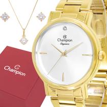 Relógio Feminino Champion Dourado Original 1 Ano Garantia