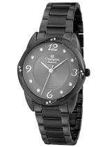 Relógio Feminino Champion Elegance Preto Cn25734C