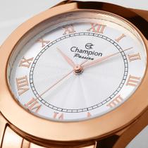 Relógio Feminino Champion Fashion Dourado Rosê Com Joia
