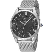 Relógio Feminino Champion Original a Prova Dágua 50 Metros Prata CN24459T