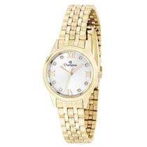 Relógio Feminino Champion Original CH24900H Pulseira Metal Dourado
