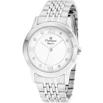 Relógio Feminino Champion Original CN26957Q Pulseira Metal Prata