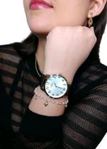 Relógio Feminino Champion Original Pulseira de Couro Marrom A Prova Dágua CN20640B Relógio Feminino Champion Original Pulseira de Couro Marrom A Prova Dágua CN20640B