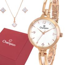 Relógio Feminino Champion Rosê 1 Ano De Garantia Prova Dágua