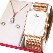 Relógio Feminino Champion Rose Prova Dágua 1 Ano De Garantia