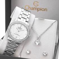 Relogio feminino classico Champion com melhor semi joias