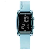 Relógio Feminino Classico Quadrado Display Led Digital Design Elegante Impermeavel