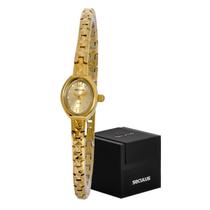 Relógio Feminino Clássico Seculus Mini Resistente de Pulso