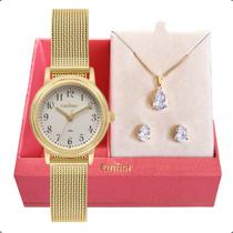 Relógio Feminino Condor Analógico Dourado CO2035NCD/K4C Relógio Feminino Condor Analógico Dourado CO2035NCD/K4C